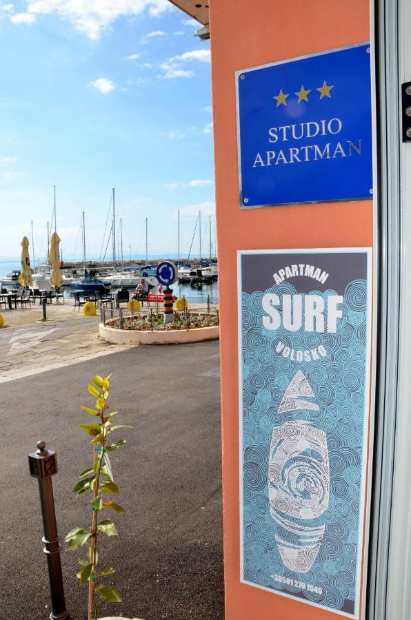 Studio Apartment Surf By The Sea Opatija Exterior foto
